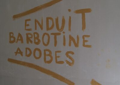 Enduit barbotine adobes